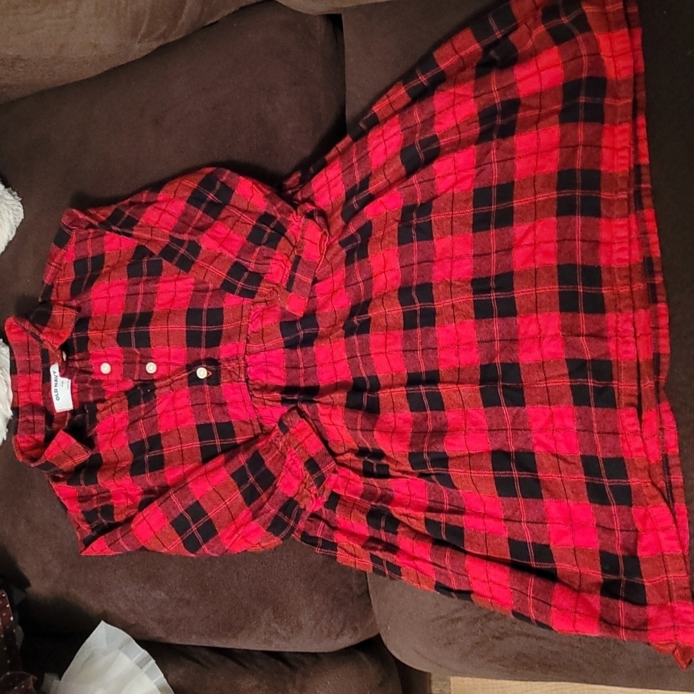 Old Navy Girls Buffalo Plaid Dress